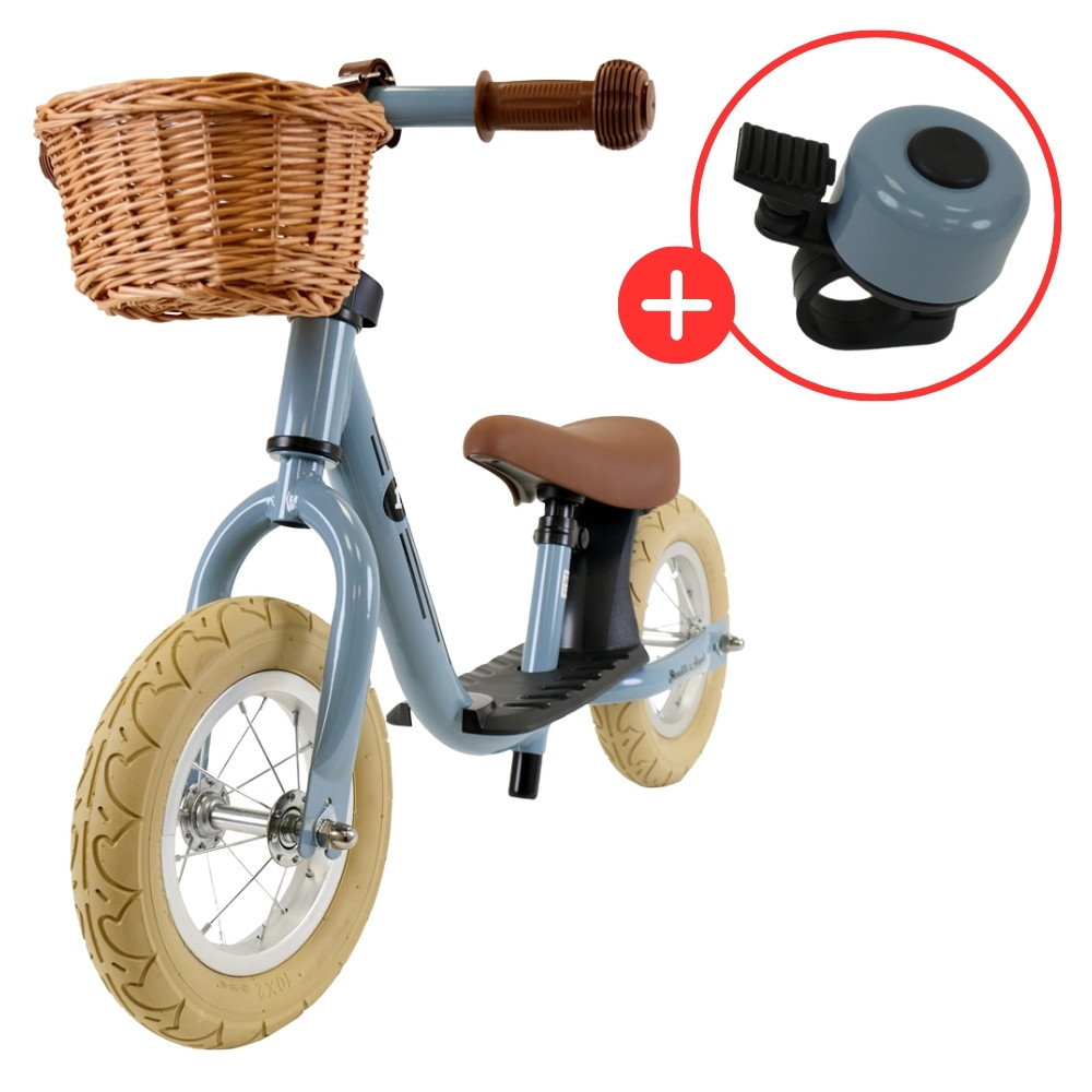  Starter retro petrol blauw met mandje