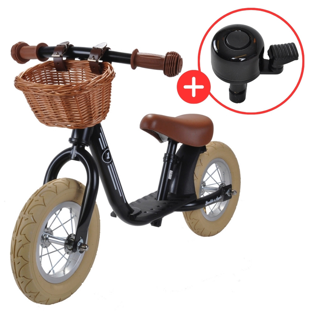  Starter retro zwart met mandje