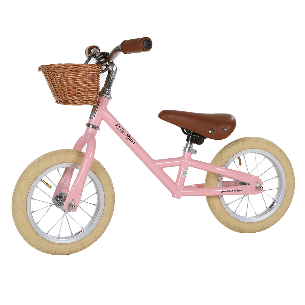  Retro Rider roze met mandje