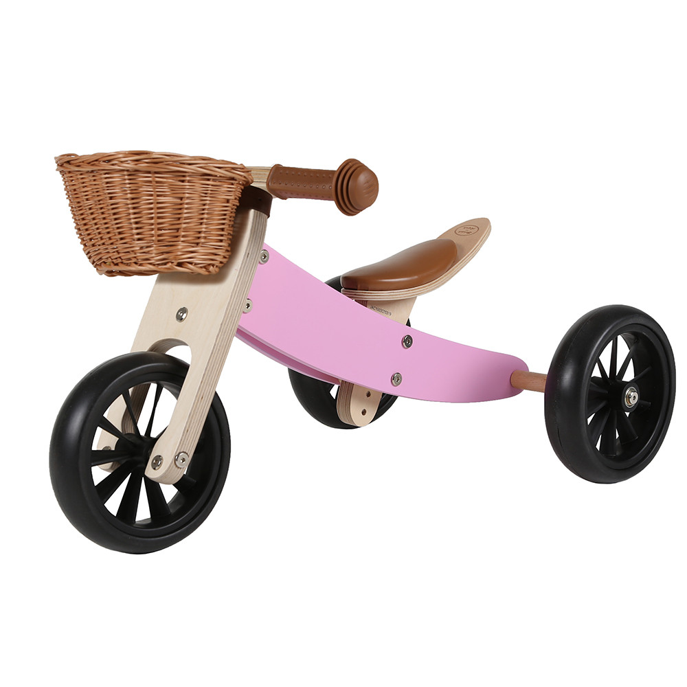  Smart bike 4in1 retro pink met mandje