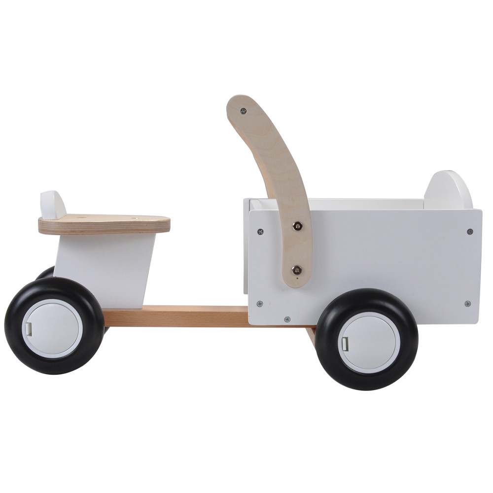 Bandits & Angels Houten bakfiets little rider white