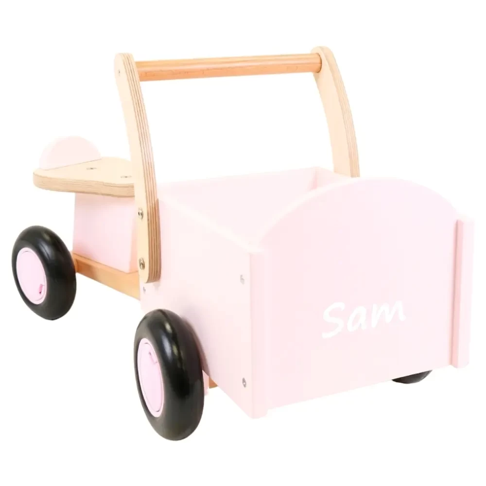 Bandits & Angels Witte sticker met naam Little Rider