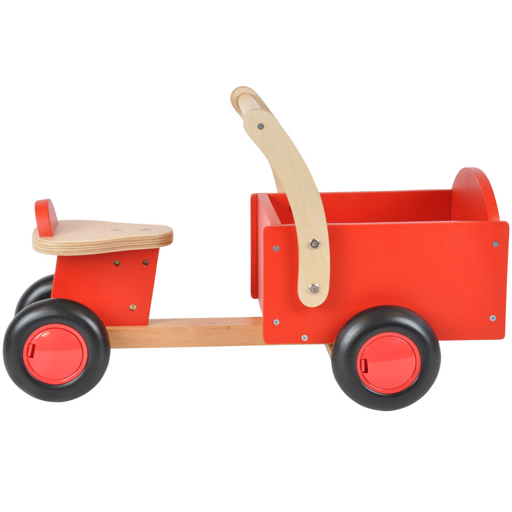  Houten bakfiets little rider red