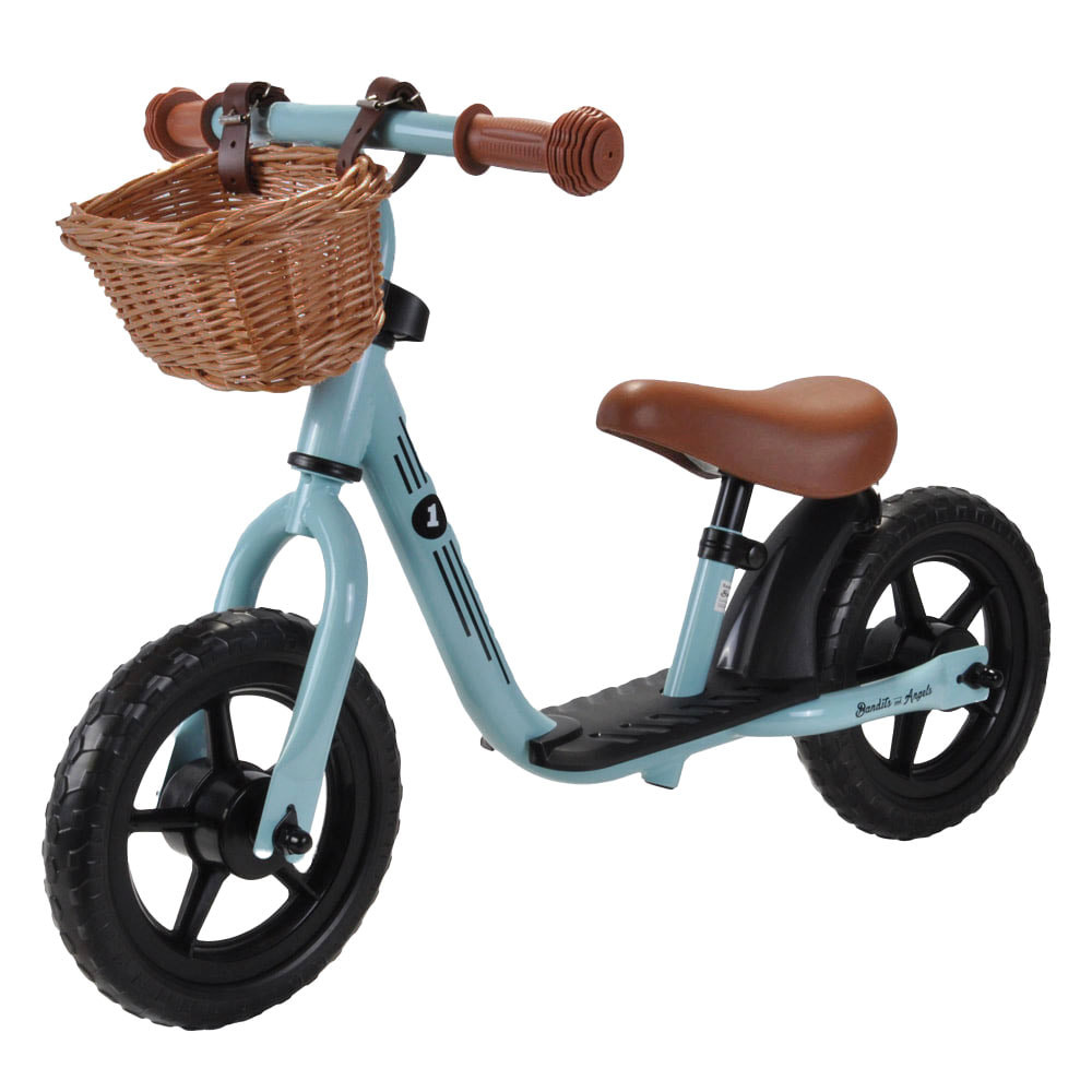 Starter vintage blauw met mandje