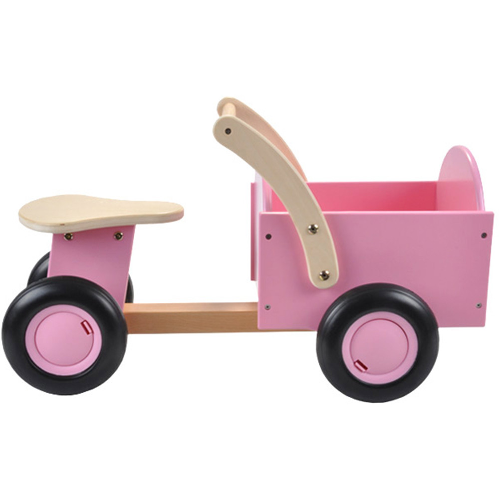 accu shit Sloppenwijk New Classic Toys Classic bakfiets roze | Loopfiets.nl