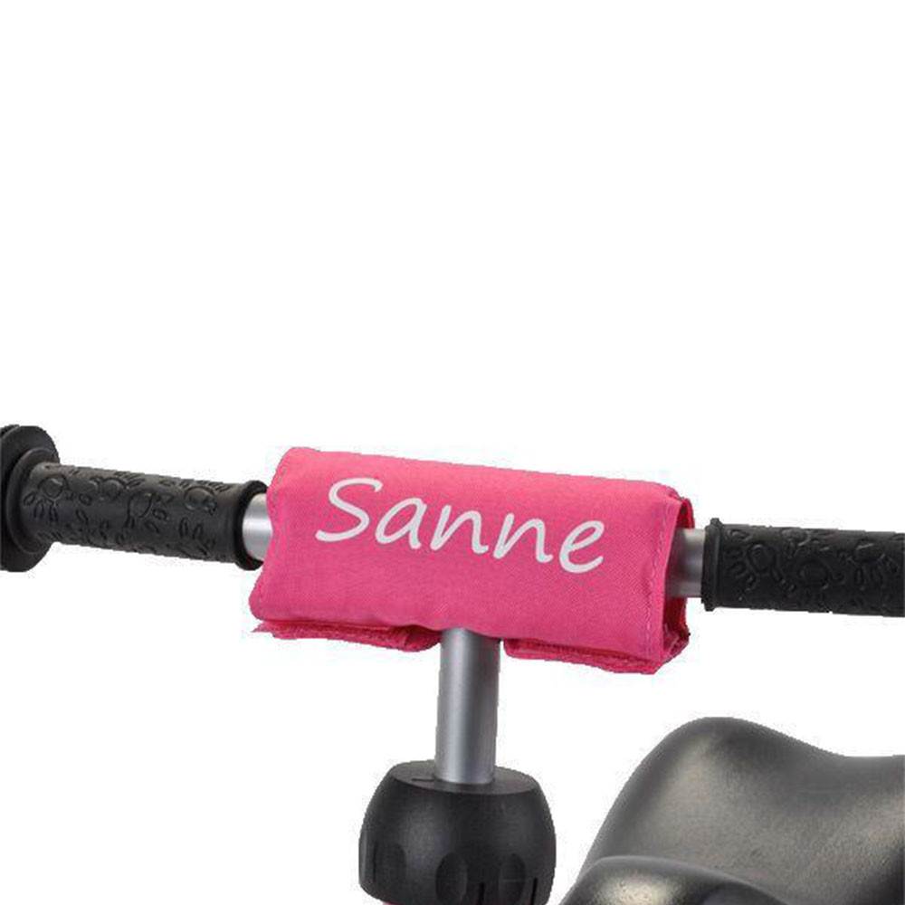 Bike Fun Kinbeschermer met eigen naam roze